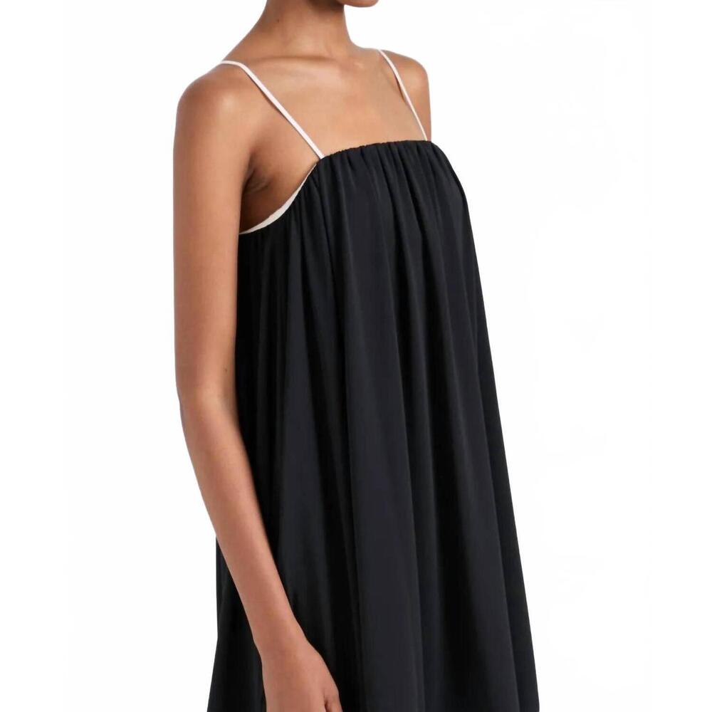 NEW PROENZA SCHOULER WHITE LABEL saria midi dress in black/sky - Picture 3 of 3